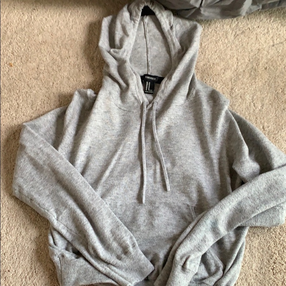 Crop top sweatshirt